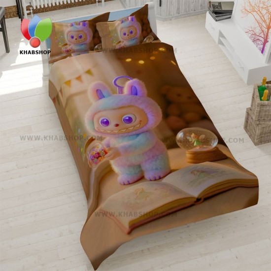 روتختی کودکانه مدل لبوبوی رنگی روتختی کودکانه مدل لبوبوی رنگی