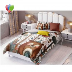 روتختی کودکانه مدل خرس قهوه ای