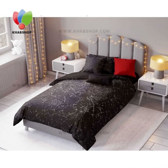 روتختی کودکانه مشکی با طرح ستارهای روتختی کودکانه مشکی با طرح ستارهای