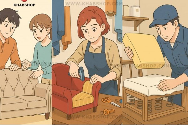 انواع مبل و تعمیرات مبل | راهنمای جامع خدمات حرفهای خواب شاپ انواع مبل و تعمیرات مبل | راهنمای جامع خدمات حرفهای خواب شاپ