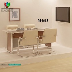 میز کنفرانسی شیشه ای کدM4615 میز کنفرانسی شیشه ای کدM4615