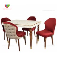 ست میز صندلی ناهار خوری مدل آموتیاA12