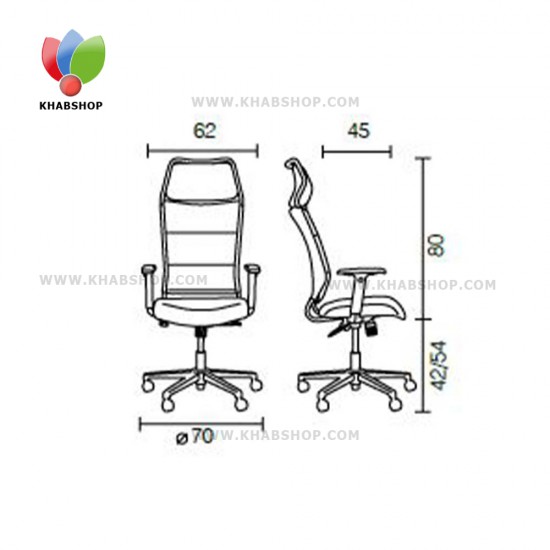 صندلی مدیریتی آرتمن DCM162