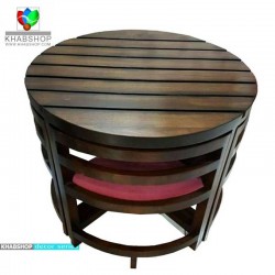 میز صندلی ناهار خوری کمجا T142D میز صندلی ناهار خوری کمجا T142D