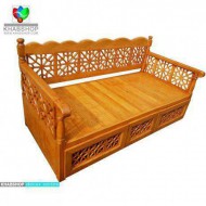 تخت چوبی سنتی 150*70 کد CH658