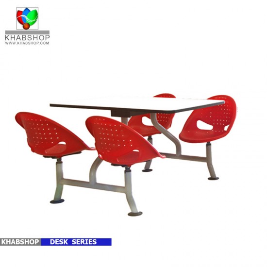 میز و صندلی رستورانی چهار نفره نیلپر کد SR418X4