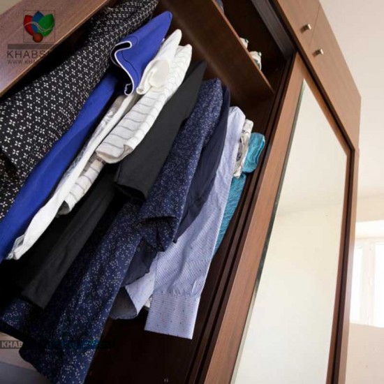 کمد جالباسی آینه دار کد JB338