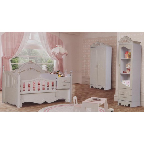 تخت خواب نوزادی دو منظوره  مدل اورنگ