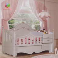 تخت خواب نوزادی دو منظوره  مدل اورنگ
