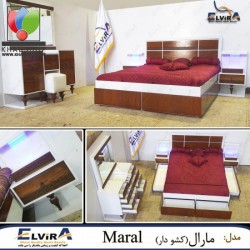 سرویس خواب الویرا مدل مارال همراه با قید کشودار
