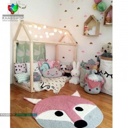 تختخواب کلبه نوزاد و کودک و نوجوان مدل SK352