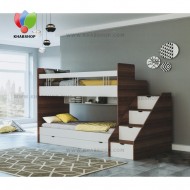 تخت خواب دوطبقه مدل پله