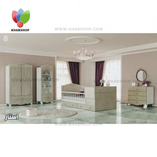 سرویس خواب نوزاد و نوجوان مدل استار سرویس خواب نوزاد و نوجوان مدل استار