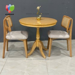 میز ناهارخوری گرد مدل جناقی