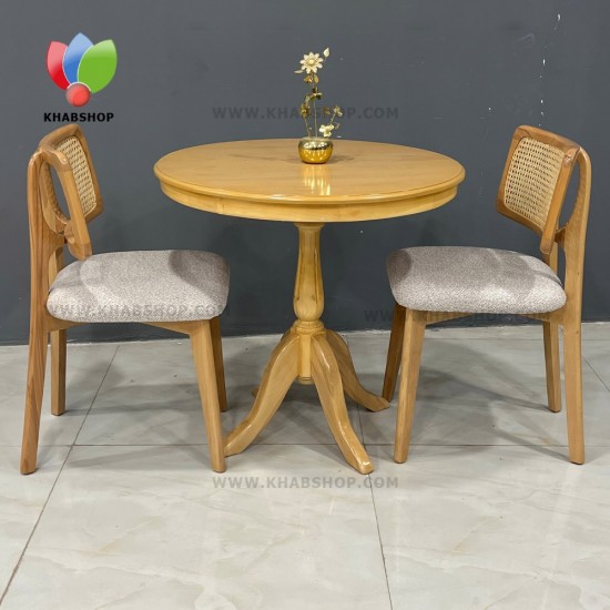 میز ناهارخوری گرد مدل جناقی میز ناهارخوری گرد مدل جناقی