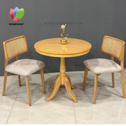 میز ناهارخوری گرد مدل جناقی