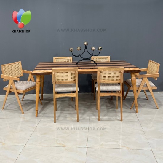 میز ناهارخوری مدل زاویه میز ناهارخوری مدل زاویه