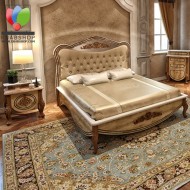 ست تخت دونفره میز آرایش و پاتختی فلورا