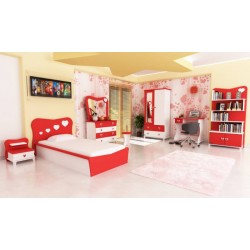 تخت خواب کودک و نوجوان مدل قلب