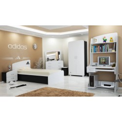 تخت خواب کودک و نوجوان مدل آدیداس