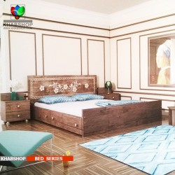 تختخواب دونفره مدل فلوریا