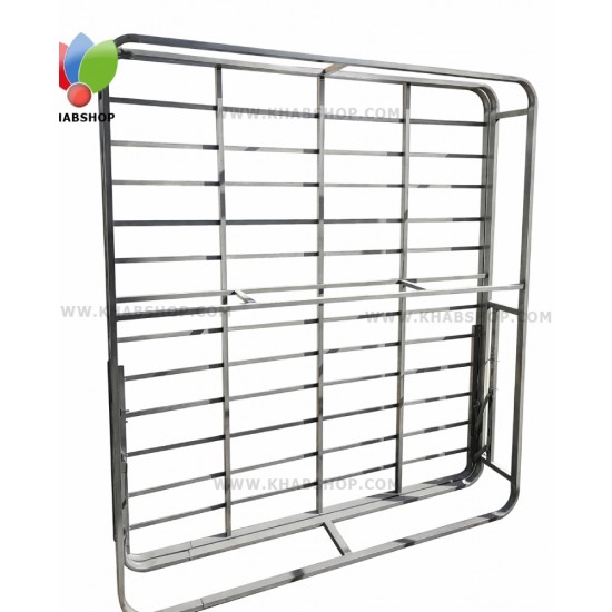 کف تخت جکدار فلزی تمام فرم سفارشی دونفره