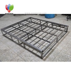 کف تخت جکدار تمام کلاف سفارشی دونفره x3