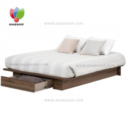 تخت دونفره کلاسیک کشودار تخت دونفره کلاسیک کشودار