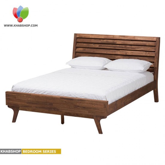 تخت خواب یکنفره چوبی کد va01