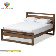 تخت خواب یکنفره چوبی کد va03