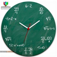 ساعت با فرمول های ریاضی