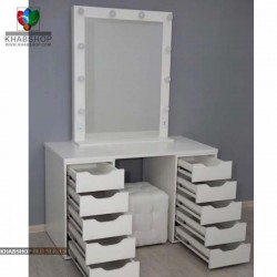 ست میز آرایش با آینه چراغ دار 9