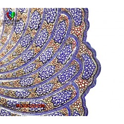 بشقاب میناکاری مسی کد 026