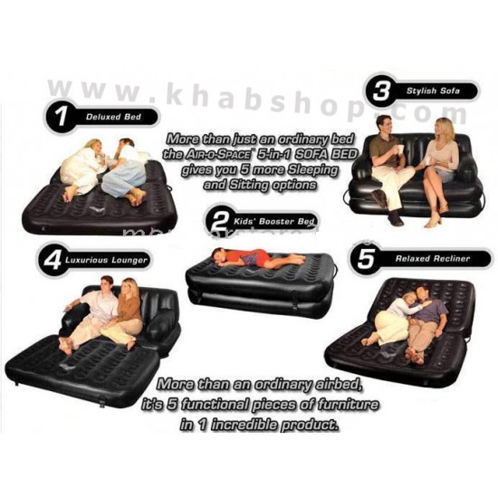 مبل بادی 5 کاره سوفا بد Sofa Bed