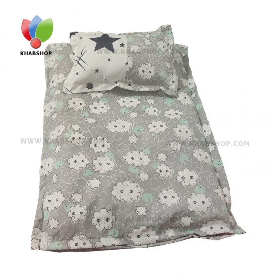 تشک زمینی گارد دار نوزاد مدل ابر و ستاره