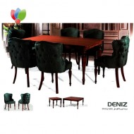 میز ناهارخوری 6نفره دنیز همراه صندلی