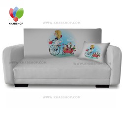 مبل تخت خواب شو کودک و نوجوان دختر دوچرخه سوار