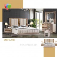 سرویس خواب دونفره مدل برجیس چین چوب