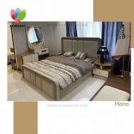 سرویس خواب دونفره مدل هانا چین چوب