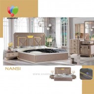 سرویس خواب دونفره مدل نانسی چین چوب