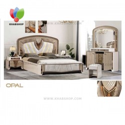 سرویس خواب دونفره مدل اپال چین چوب