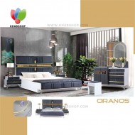 سرویس خواب دونفره مدل اورانوس چین چوب