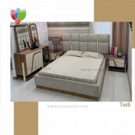 سرویس خواب دونفره مدل تدی چین چوب