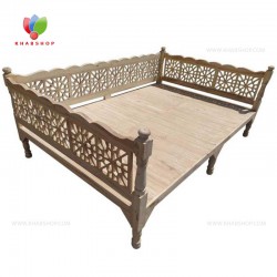 تخت سنتی چوبی 150*240 کد 279