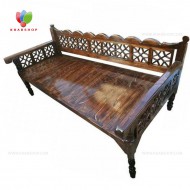 تخت سنتی چوبی 60*160 کد 291