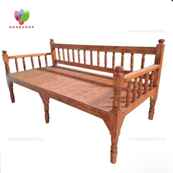 تخت سنتی چوبی 90*190 کد 300 تخت سنتی چوبی 90*190 کد 300