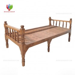 تخت سنتی چوبی 90*210 کد 302 تخت سنتی چوبی 90*210 کد 302