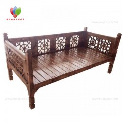تخت سنتی چوبی 90*190 کد 103 تخت سنتی چوبی 90*190 کد 103