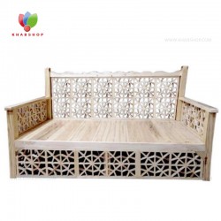 تخت سنتی چوبی 90*190 کد 108 تخت سنتی چوبی 90*190 کد 108