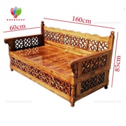 تخت سنتی چوبی 60*160 کد 237 تخت سنتی چوبی 60*160 کد 237